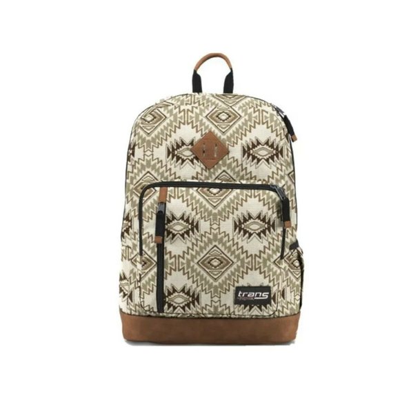 Jansport Handbags - Trans by JanSport 18" Dakoda Backpack Tan Brown Southwest Laptop Holder